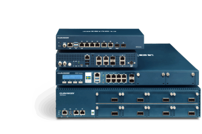 Clavister Appliance-Familie: NetWall 300, 6000 und 8000 Series