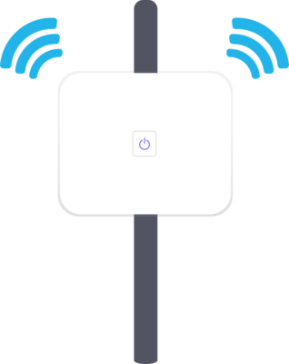 Illustration von WiFi